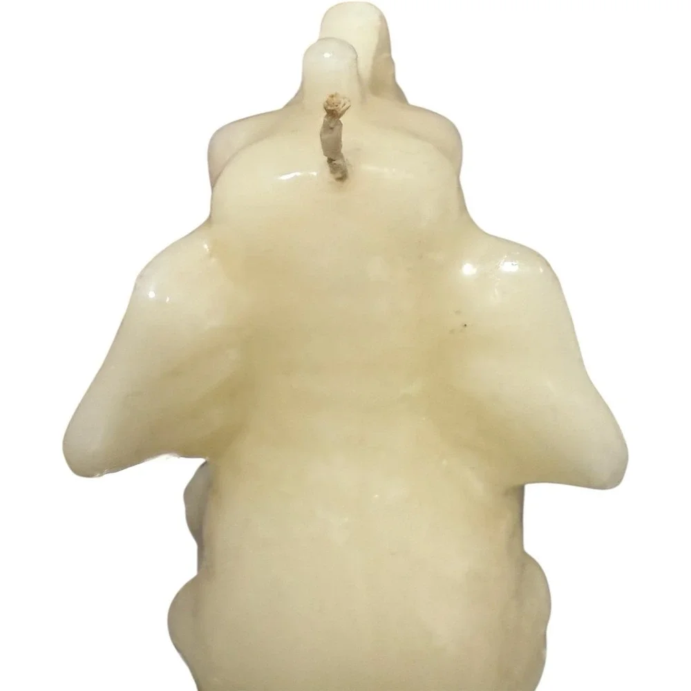 Handmade Vintage Lorelei Candles/Gatlinburg Tennessee, ivory‎ elephant candle